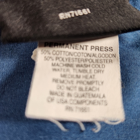 Pabst Blue Button-Up Shirt with Red Accents - Picture 8 of 9